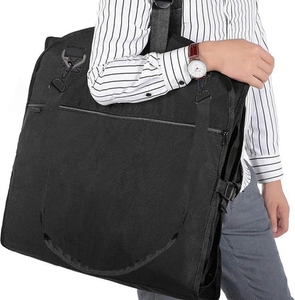 66" Versatile Travelling bags Wedding Dress Travel Garment Bag Tri-Fold Gown Length w/Hanging Hook Extra Pocket