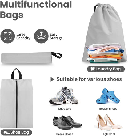 8 Set/6 Set/4 Set Compression Packing Cubes for Travel, Lightweight Vacation Travel Essentials, Travel Accessories for Suitcase Organizer Bags Set, Durable Luggage Organizer