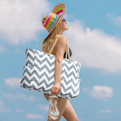 Becokan Beach Bags for Women Large Waterproof Beach Tote Bag Zipper Beach Bags Waterproof Sandproof Swim Pool Bag Large Tote