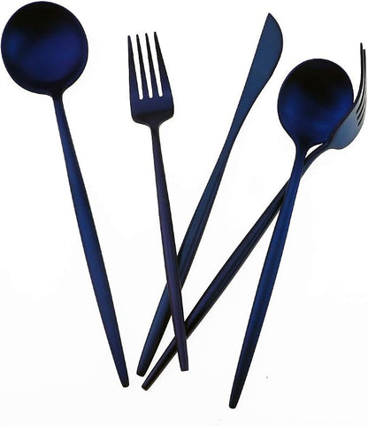 Gugrida 20-Piece 18/10 Stainless Steel Flatware Silverware, Luxury Dinnerware - Image 5