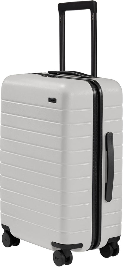 Away Bigger Carry-On Luggage, Lightweight Hardside Large Suitcase with Spinner Wheels, TSA Lock, Airline Approved, Cloud Gray