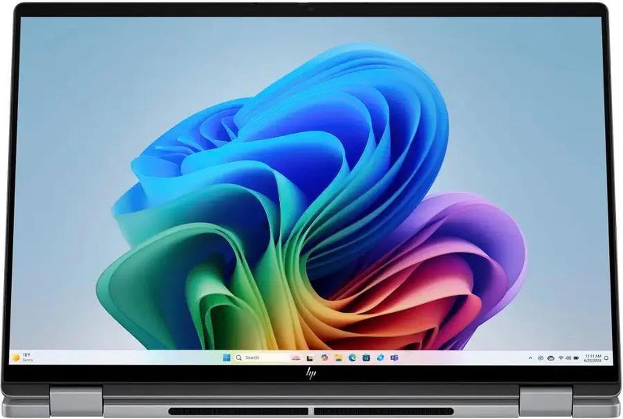 HP OmniBook X Flip 2-in-1 16" FHD+ Touch Screen Laptop |AMD Ryzen AI 5 340|AMD Radeon 840M | Copilot|Backlit|Meteor Silver| 16GB RAM DDR5 | 1024GB SSD |Windows 11 Home|Bundle with Wireless Mouse