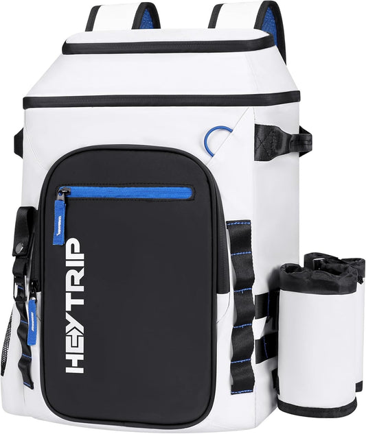 Heytrip Backpack Cooler 36/54 Cans Insulated Waterproof Cooler Bag for 20 Hours Cold Retention, Leak-Proof Camping Cooler with Multi-Compartments