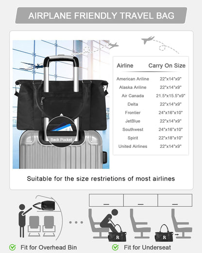 Initial Travel Duffel Bag Sports Gym Bag for Boys Teen Birthday Gifts,Black Personalized Weekender Bag Carry On Tote Bags for Men,Waterproof Overnight Luggage Bag Airplane Travel Essentials(Letter R)