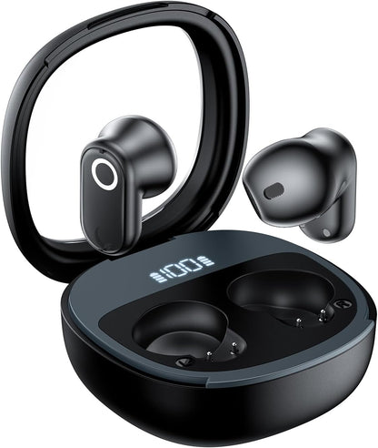 AI Translation Earbuds Real Time, 139 Language Translator Earbuds TWS 3-in-1 Translation Headphones, Translation Device for Travel Business Learning Compatible with iOS and Android, Black