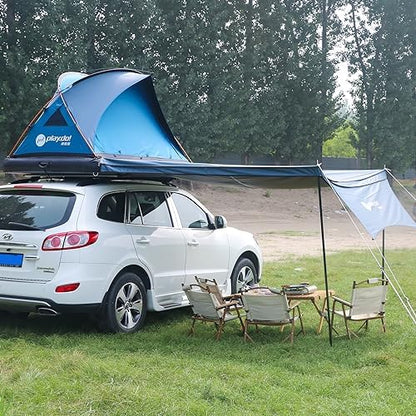 2 Person Inflatable Car Roof Top Tents with Pump and Awning,4 Season Camping Dome Roof Top Tent Camping Tent for SUV, Truck and Universal Car,Easy Setup