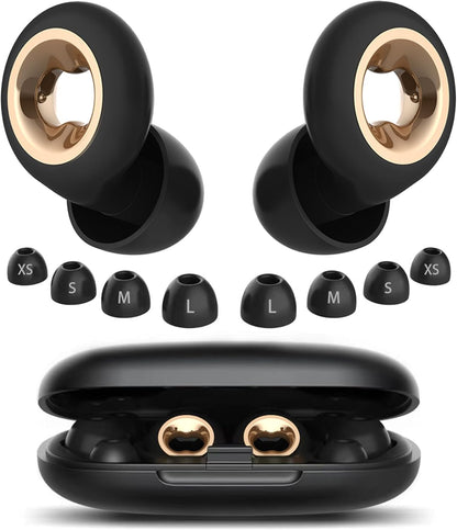 Ear Plugs for Sleeping Noise Cancelling: 45db Ultra-Comfy Reusable Noise-Reducing Earplugs for Concerts/Shooting/Travel/Snoring-Silicone Hearing Protection Earbuds with 8 Eartips