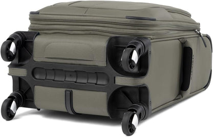 Travelpro Maxlite 5 Softside Expandable Carry on Luggage with 4 Spinner Wheels, Lightweight Suitcase, Men and Women, Slate Green, Compact Carry on 20-Inch