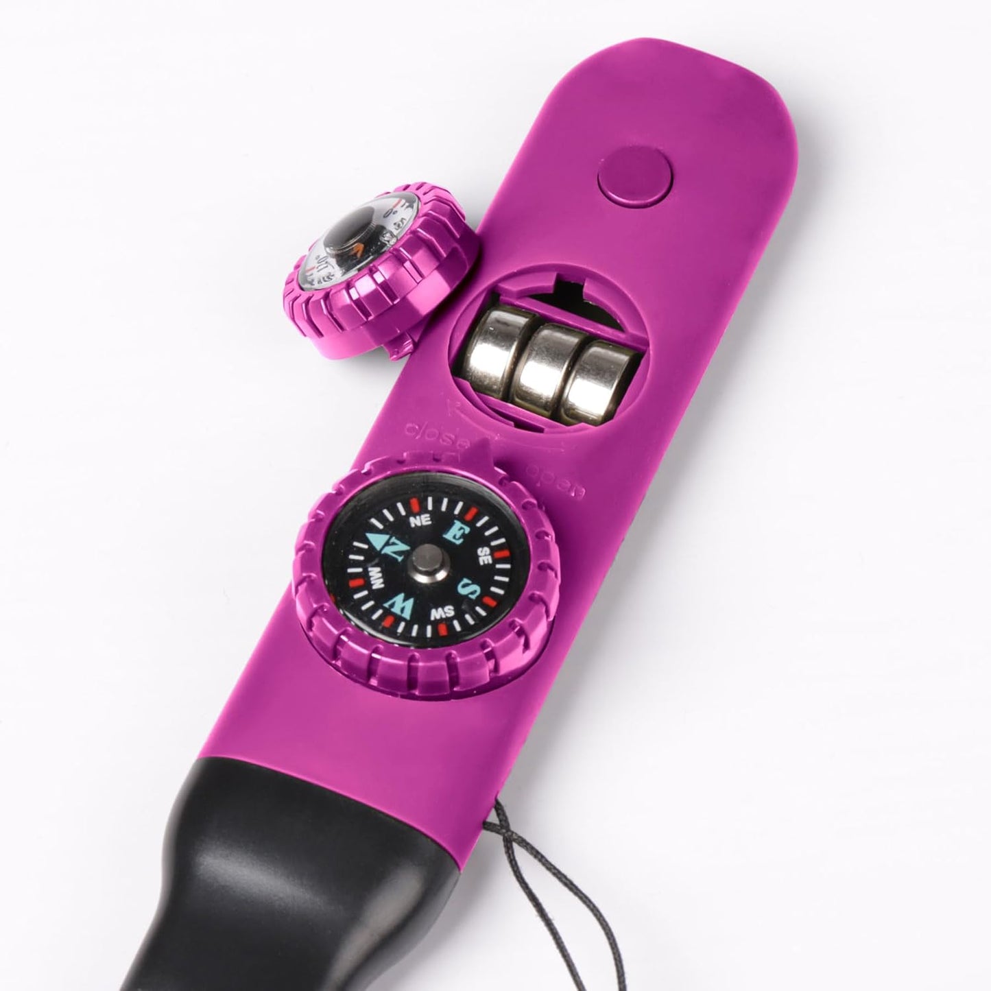 Multifunctional Survival Emergency Whistle for Kids with Compass Hiking Survival, Thermometer & Neck Lanyard | Emergency Safety Gear for Hiking, Camping, Kayaking, Boating, Climbing