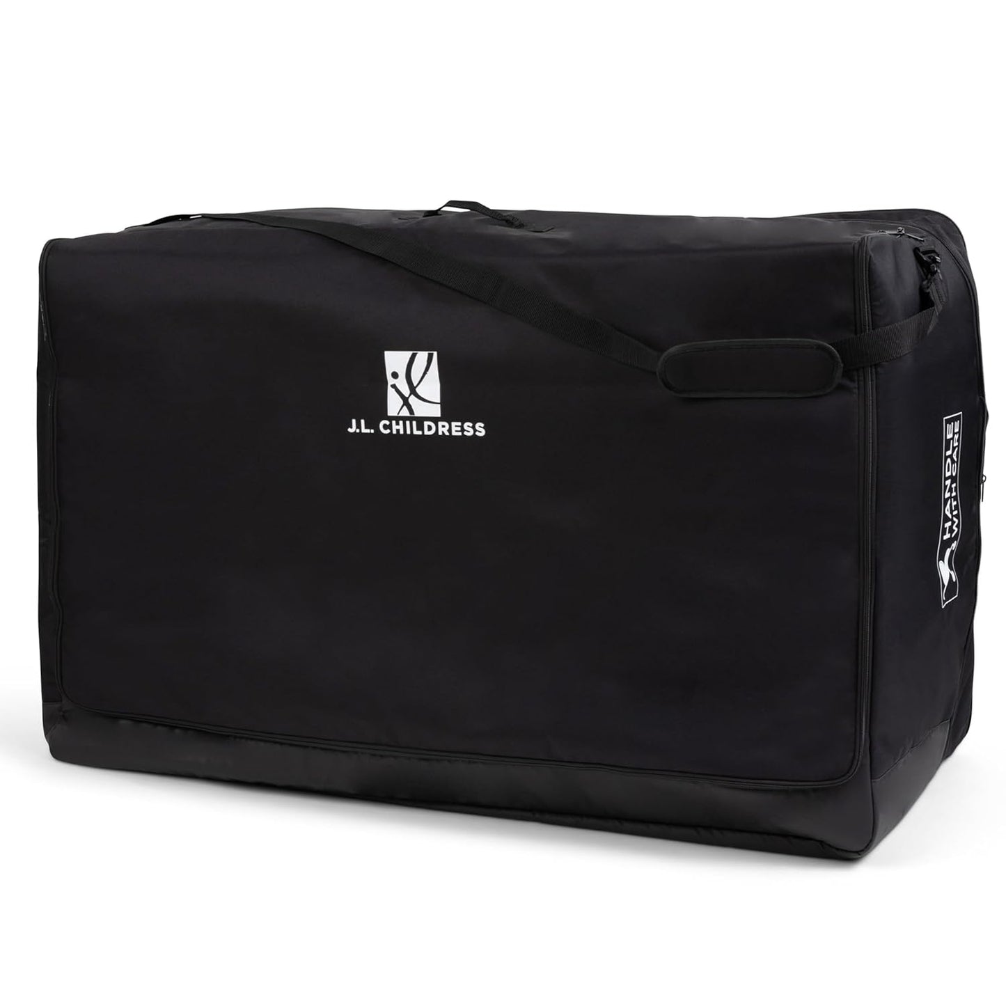 J.L. Childress Universal Stroller Travel Bag for Airplane - Fits Most Baby Strollers, Flying Essentials, Airport Accessories for Gate or Luggage Check, AirTag Compatible - X-Large PLUS, Unpadded