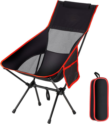 Camping Chairs Portable, Foldable Chair Lightweight, Backpacking Chair for Adults, Folding Chairs for Outside Camp (Large)