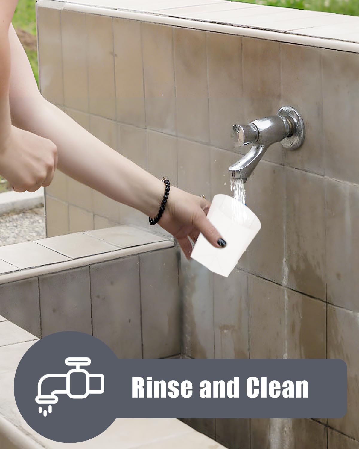 Collapsible Cup[2025 Upgraded] Silicone Foldable Water Cup, Collapse Water Bottles with Envelope-Shaped Storage Pouch, Portable Camping Cup for Outdoors, Travel, Camping (Space Grey)