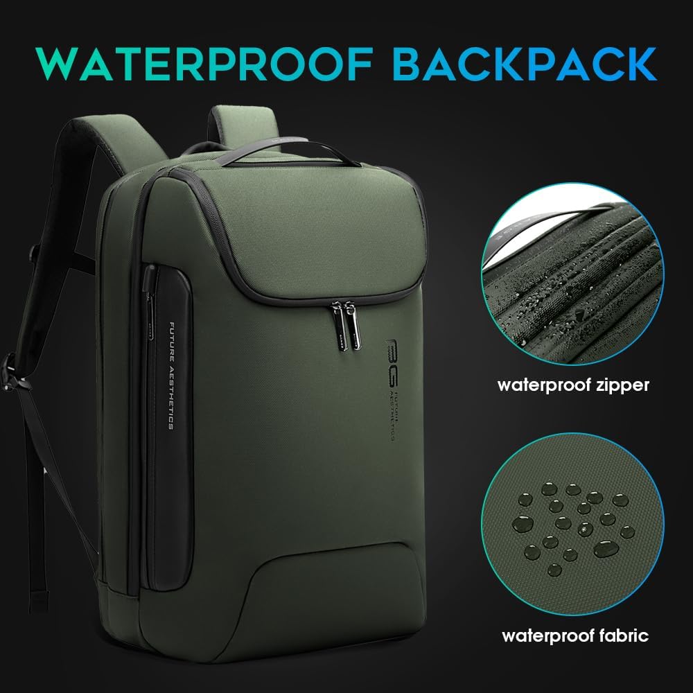 BANGE Anti-Theft Backpack,Tech Backpacks, 17 Inch Laptop Backpack with USB3.0 Charging Port, Mens Travel Backpack for Men and Women…