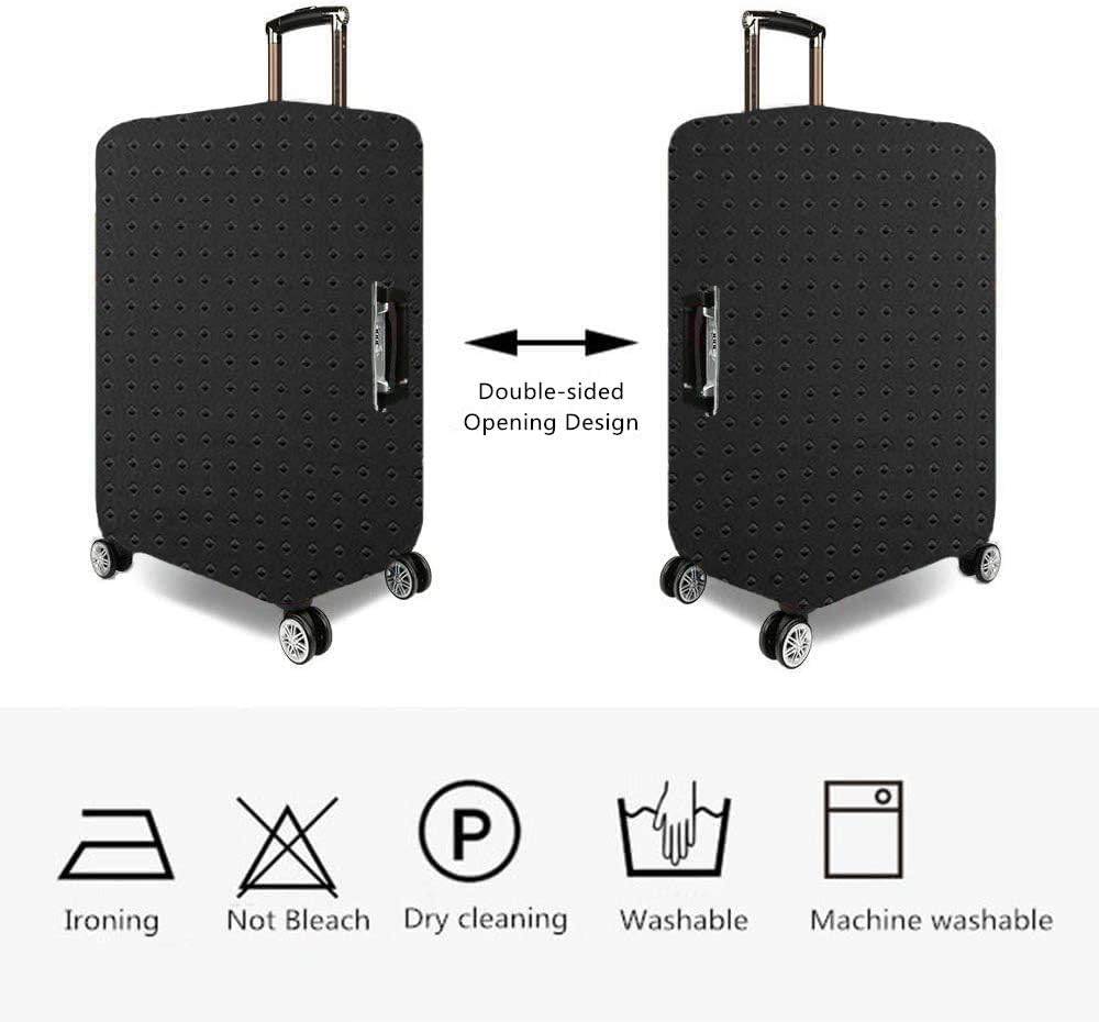 7-Mi Travel Luggage Cover Protector, Washable Suitcase Protector Anti-scratch Spandex Baggage Covers Fits 31-32 Inch Luggage