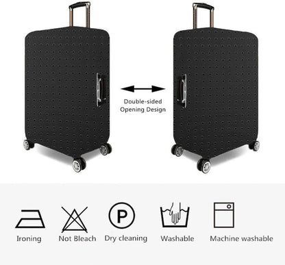 7-Mi Travel Luggage Cover Protector, Washable Suitcase Protector Anti-scratch Spandex Baggage Covers Fits 31-32 Inch Luggage