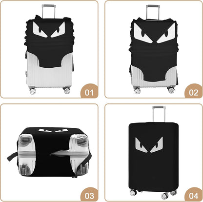 Luggage Covers For Suitcase Tsa Approved, Washable suitcase Cover Elastic Luggage Protector Scratch Resistant Suitcase Cover For 18-20 Inch Wheeled Luggage(Eye-20 inch)