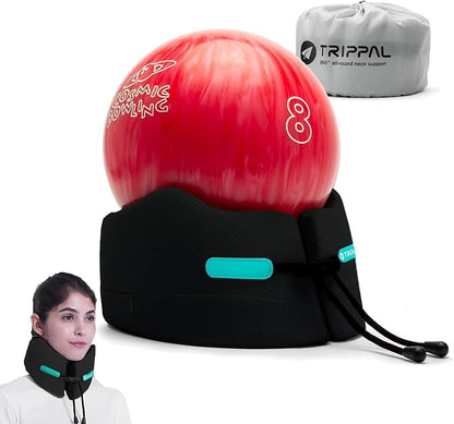 Travel Pillow, Super Neck Chin Head Support, Memory Foam, Neck Pillows by BAKLUCK