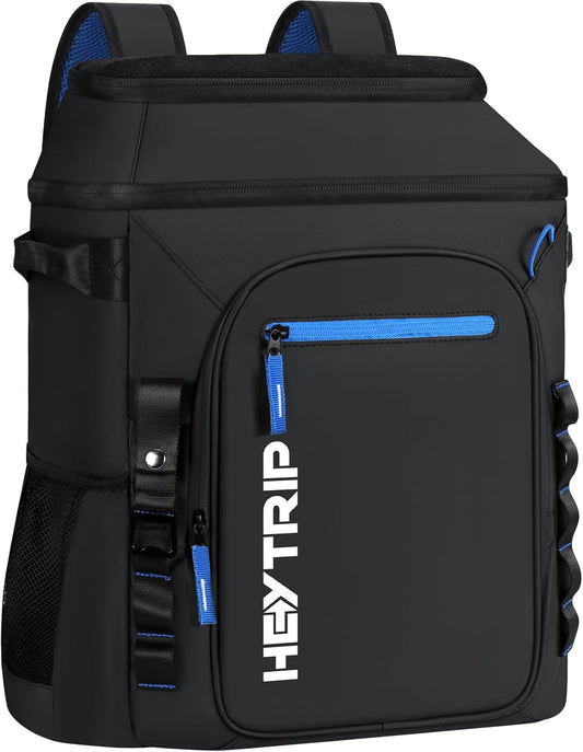 Heytrip Backpack Cooler 36/54 Cans Insulated Waterproof Cooler Bag for 20 Hours Cold Retention, Leak-Proof Camping Cooler with Multi-Compartments