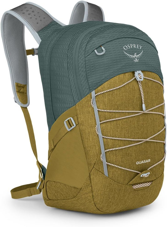 Osprey Quasar 26L Commuter Backpack, Green Tunnel/Brindle Brown