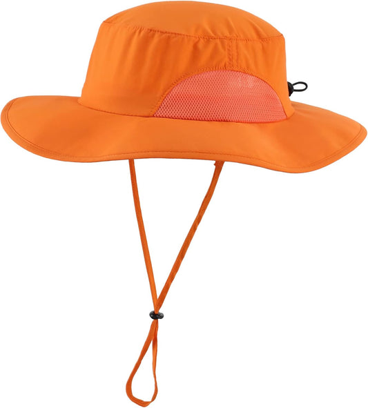 Home Prefer UPF50+ Mens Sun Hat Wide Brim Fishing Hat for Men UV Protection Womens Beach Bucket Hat for Golf Hiking Gardening