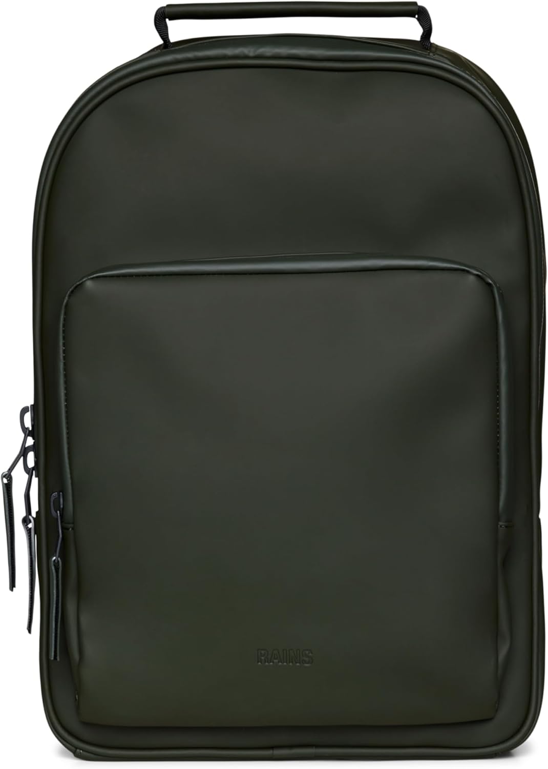 RAINS Regular Book Daypack, Backpack, Laptop Bag, Waterproof, 2 Year Warranty, Black