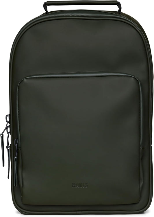RAINS Regular Book Daypack, Backpack, Laptop Bag, Waterproof, 2 Year Warranty, Black