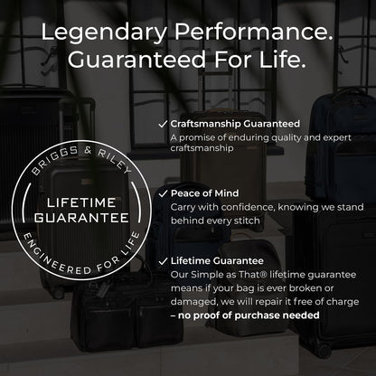 Briggs & Riley International 21" Carry On Expandable Spinner - Luggage for Travel, Suitcases with Wheels, Softside Rolling Bag for Men & Women - ZDX Collection, Canyon