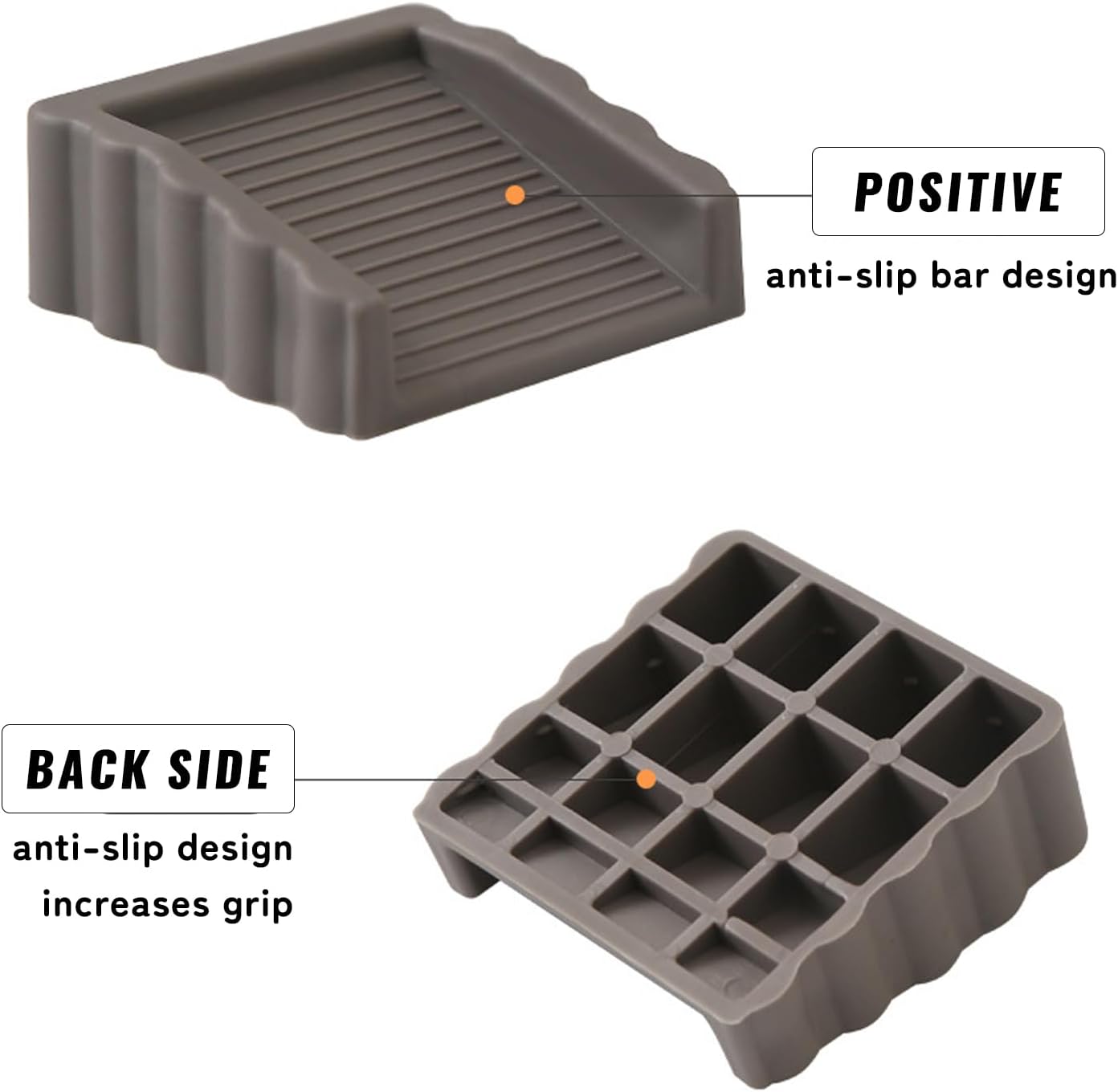 4Pack Door Stoppers Doorstop, Rubber Door Stoppers Wedge, Doors Stops for Door, Rubber Door Stopper Wedge, 4 Colors Door Stop