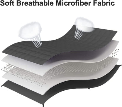 L'AGRATY Weighted Blanket 20lbs 80x87 Cooling Breathable Heavy Blanket with Glass Beads for Adult All-Season