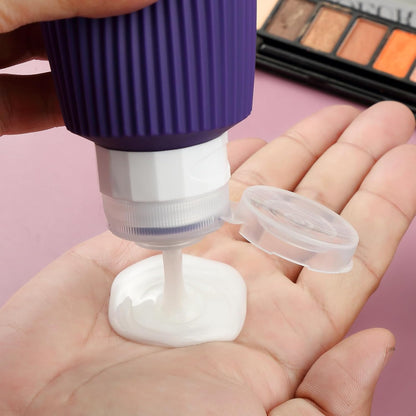 16 Pack Travel Bottles for Toiletries, Large 6oz Silicone Travel Containers with No-Drip Valve and Wide Opening