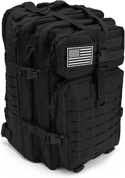 QT&QY 45L Military Tactical Backpacks For Men Camping Hiking Trekking Daypack Bug Out Bag Lage MOLLE 3 Day Assault Pack