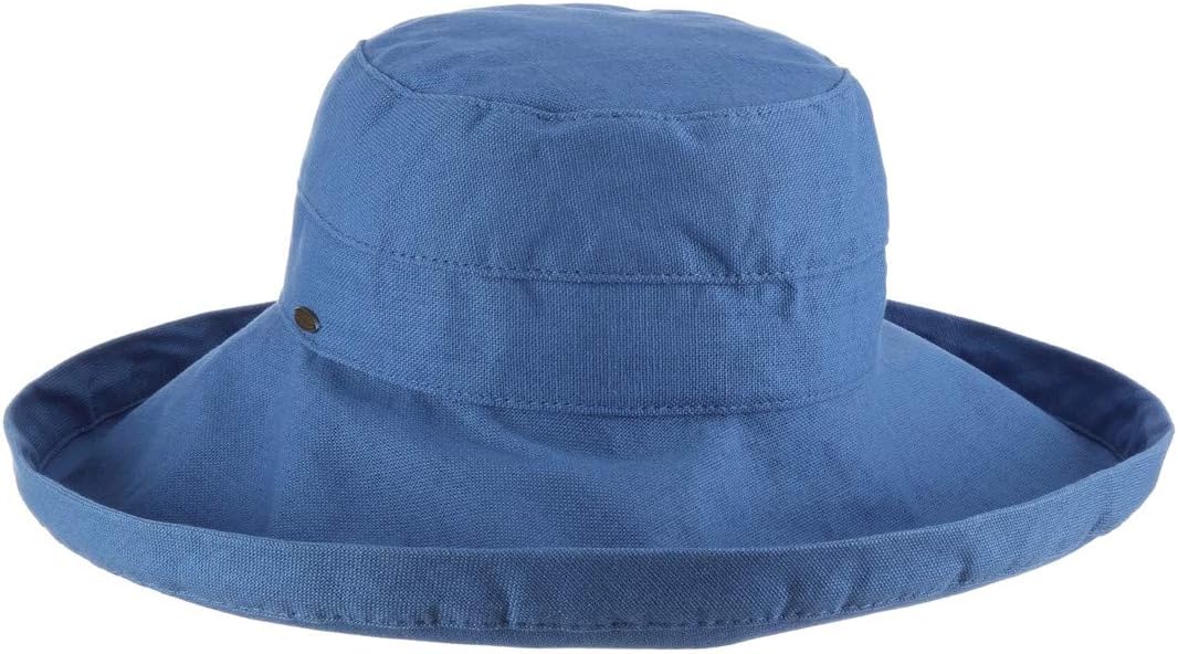 Scala Women's Cotton Hat with Inner Drawstring and Upf 50+ Rating