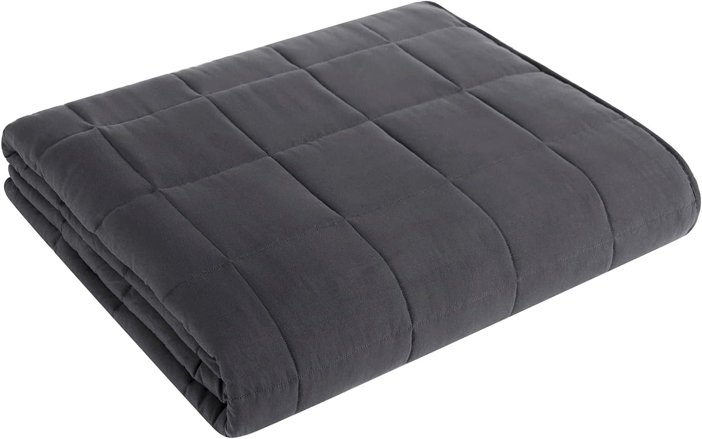 L'AGRATY Weighted Blanket 30lbs 88x104 Cooling Breathable Heavy Blanket with Glass Beads for Adult All-Season