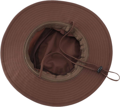 Home Prefer UPF 50+ Men's Sun Hat Wide Brim Bucket Hat UV Protection Hat for Mens Womens Beach Safari Gardening Golf Fishing