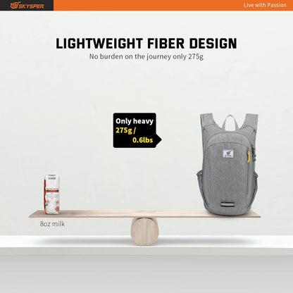 SKYSPER Small Daypack 10L Hiking Backpack Packable Lightweight Travel Day Pack for Women Men