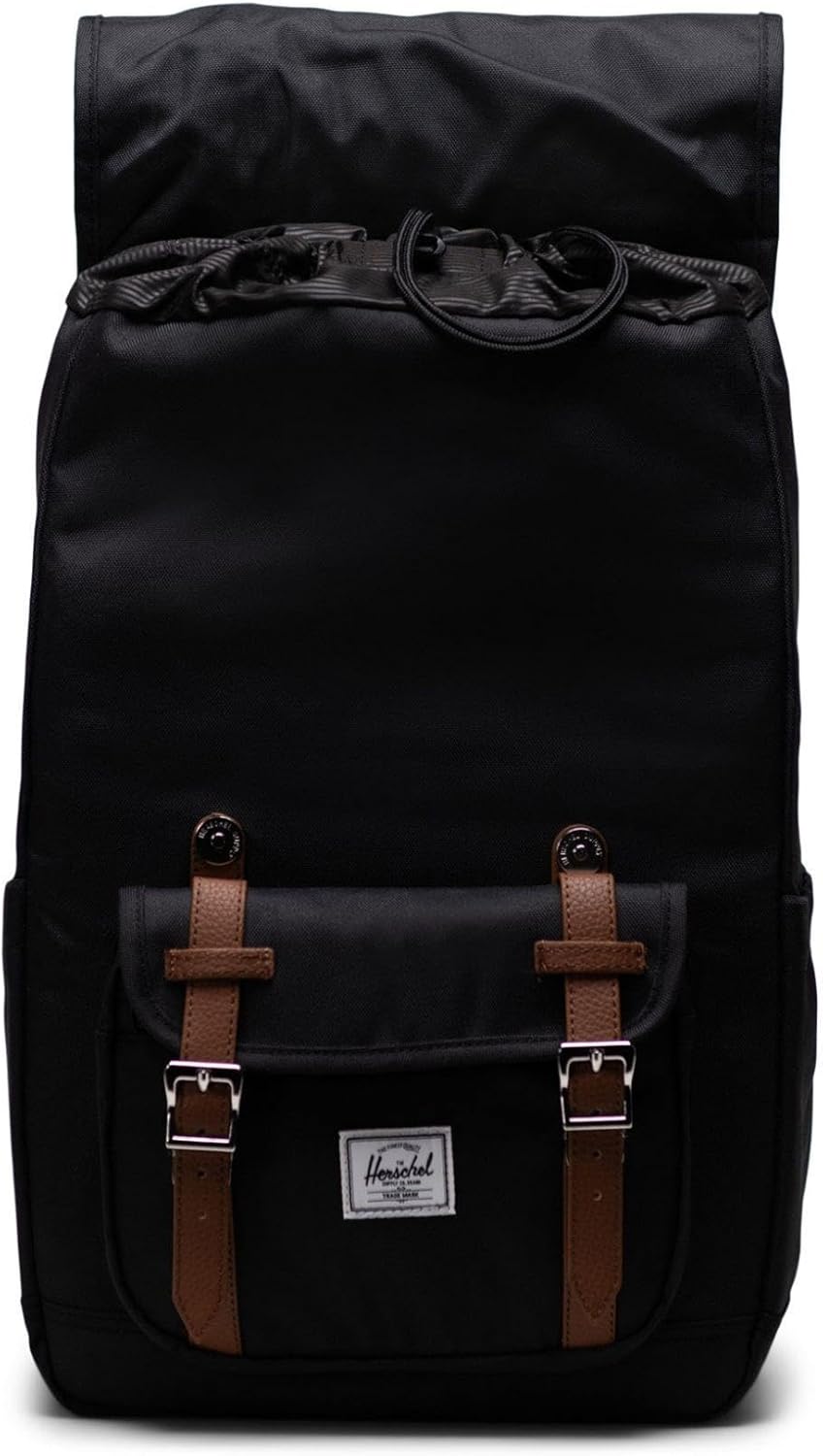 Herschel Supply Co. Little America Mid, Black, One Size
