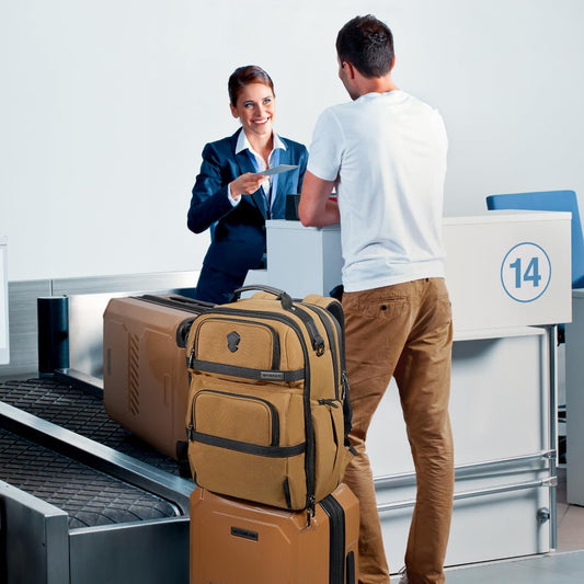 WELKINLAND 20-Pockets Travel Backpack, Carry-On luggage backpacks, 16-Inch laptop backpack for men, Expandable backpack with trolley sleeve, Travel backpack with shoe compartment