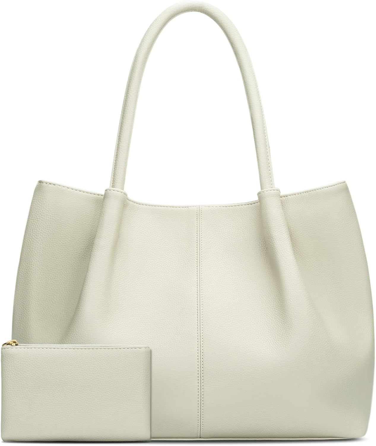 KKXIU Tote Bag for Women Vegan Leather Shoulder Purse Large Capacity Travel Bag