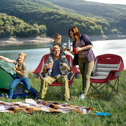 Youtanic Oversized Camping Chair, Portable Folding Camping Chairs