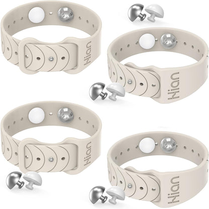 Hion Motion Sickness Bracelets Sea Sickness Wristbands for Motion Sickness/Morning Sickness/Pregnancy Nausea Anti Nausea Wristband Acupressure Nausea Bands Motion Sickness Bands（2Pairs Starlight）