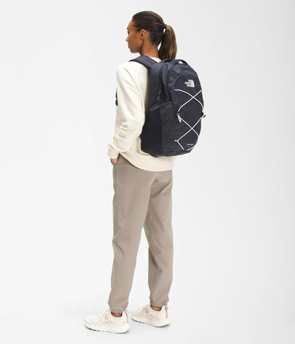 THE NORTH FACE Jester Everyday Laptop Backpack | Commuter Daypack with Water Repellent Finish, 16" Laptop Sleeve, Huge Main Compartment, Aviator Navy Light Heather/Vintage White-NPF, One Size