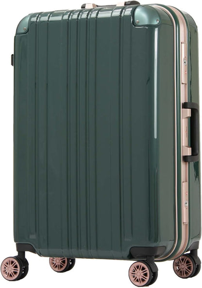 LEGEND WALKER Durable Aluminum Frame Hardside Luggage, 28-inch, Green, 5122-62-GR