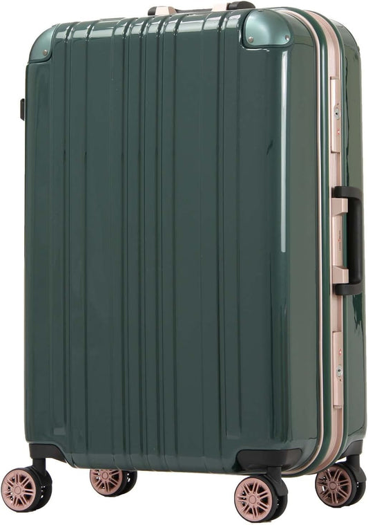 LEGEND WALKER Durable Aluminum Frame Hardside Luggage, 28-inch, Green, 5122-62-GR
