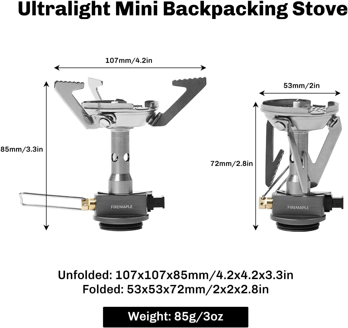 Fire-Maple Backpacking and Camping Stove Series | Outdoor Propane Camp Cooking Gear | Portable Pot/Jet Burner | Ideal for Hiking, Trekking, Fishing, Hunting Trips and Emergency Use (Greenpeak)