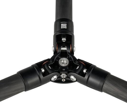 Leofoto 60" Lightweight Carbon Fiber Travel Tripod, Professional Compact Tripod for Camera DSLR Video, Max Load 44Lbs/20KG (LS-365CX)