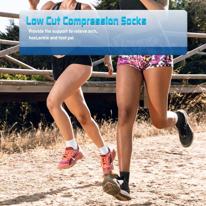 Iseasoo Copper Compression Socks for Men & Women – Plantar Fasciitis Relief, Ankle Support & Circulation – Running & Recovery