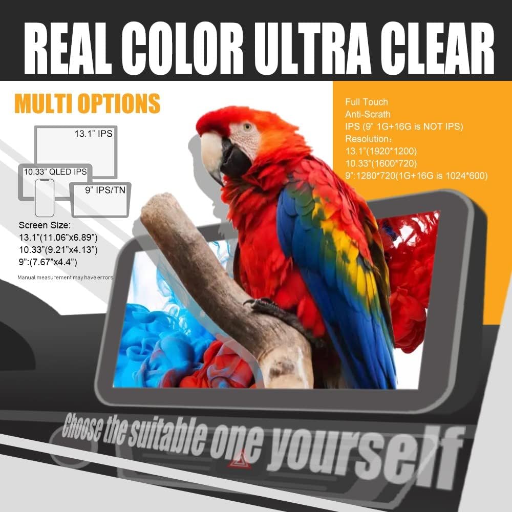 Kunfine Car Android Navigation Stereo GPS Radio Reverse Camera Display 9" IPS Touchscreen Headunit Tablet Pad Media Player for Subaru Forester 2007-2013, if Applicable Quad Core 2G+32G