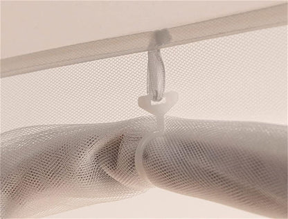 CdyBox Folding Mosquito Net Tent Canopy Curtains for Beds Home Bedroom Decor (Gray, 1.5X2.0m)