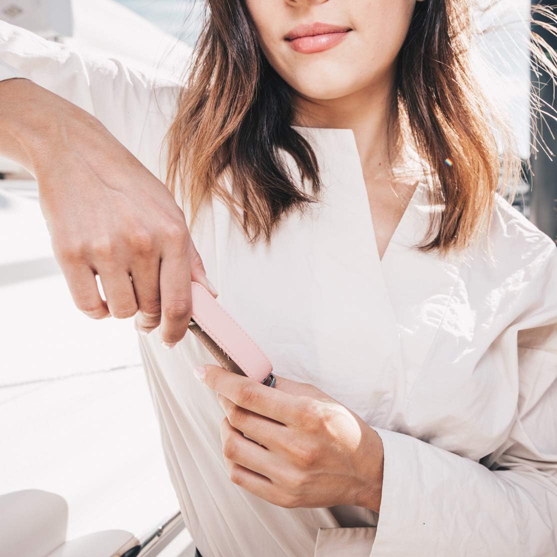 Jibbon Italian Premium Leather Key Organizer - Stylish Key Holder with Marine Grade 316 Stainless Steel, Compact EDC Keychain