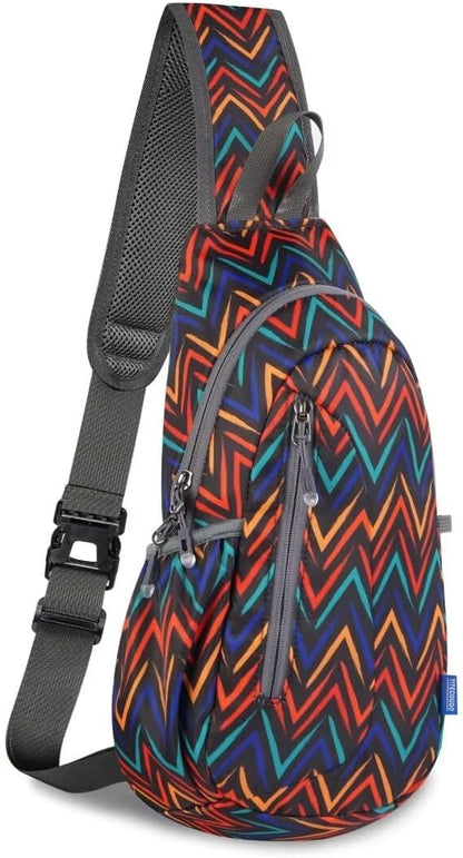 TITECOUGO Small Sling Bag, Lightweight Crossbody Backpack for Men Women, Shoulder Bag for Sports and Outdoor
